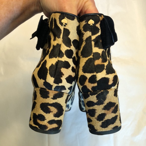 Kate Spade “Holly” Genuine Calf Hair Block Heel Booties, Size 6. Retail $358. - Picture 10 of 16